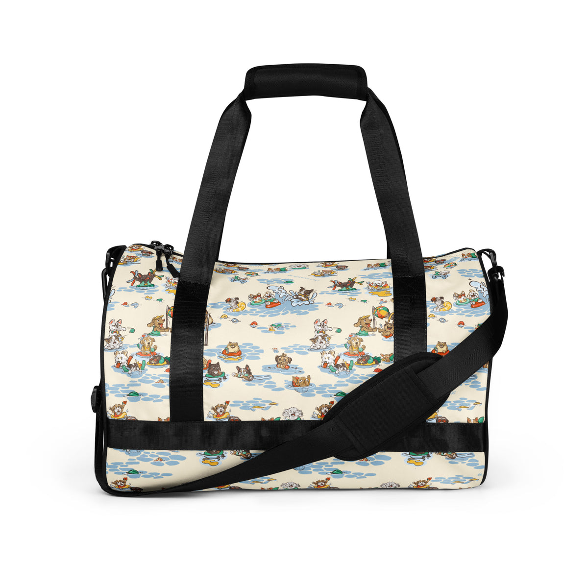 AOP Gym Bag - Pool Party Yellow – sheilachenart