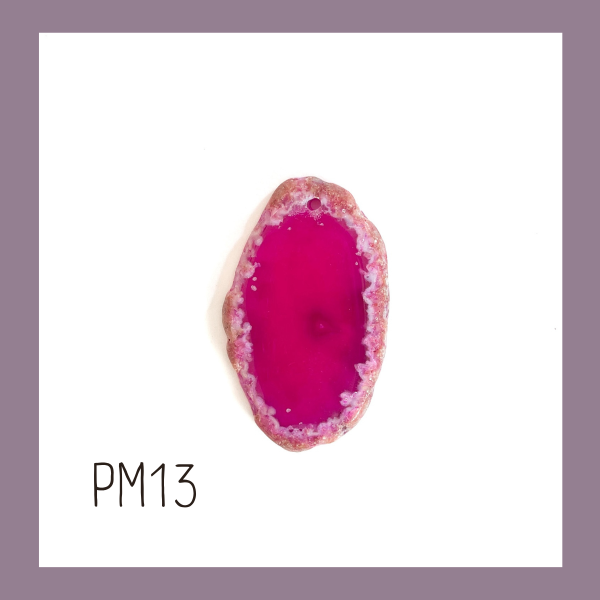MINI Agate Ornament - Pinks