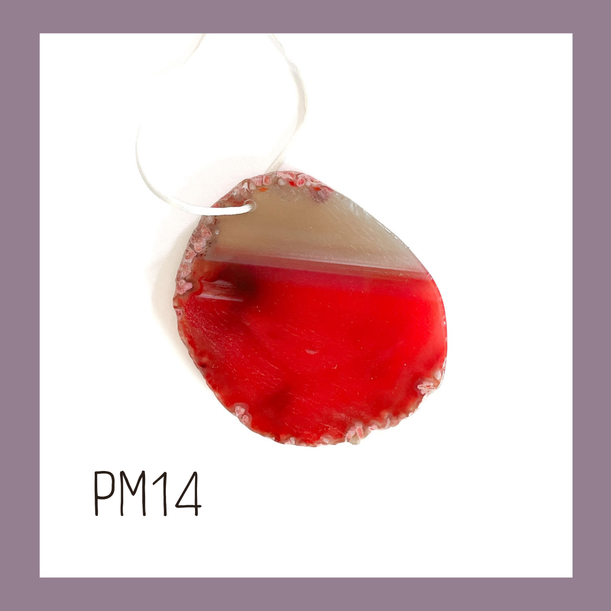 MINI Agate Ornament - Pinks