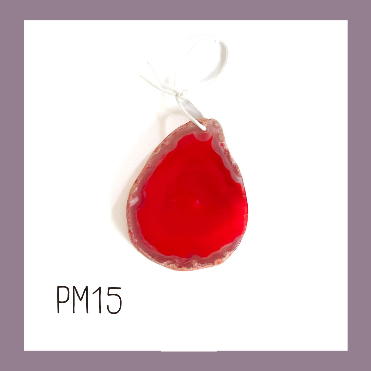 MINI Agate Ornament - Pinks