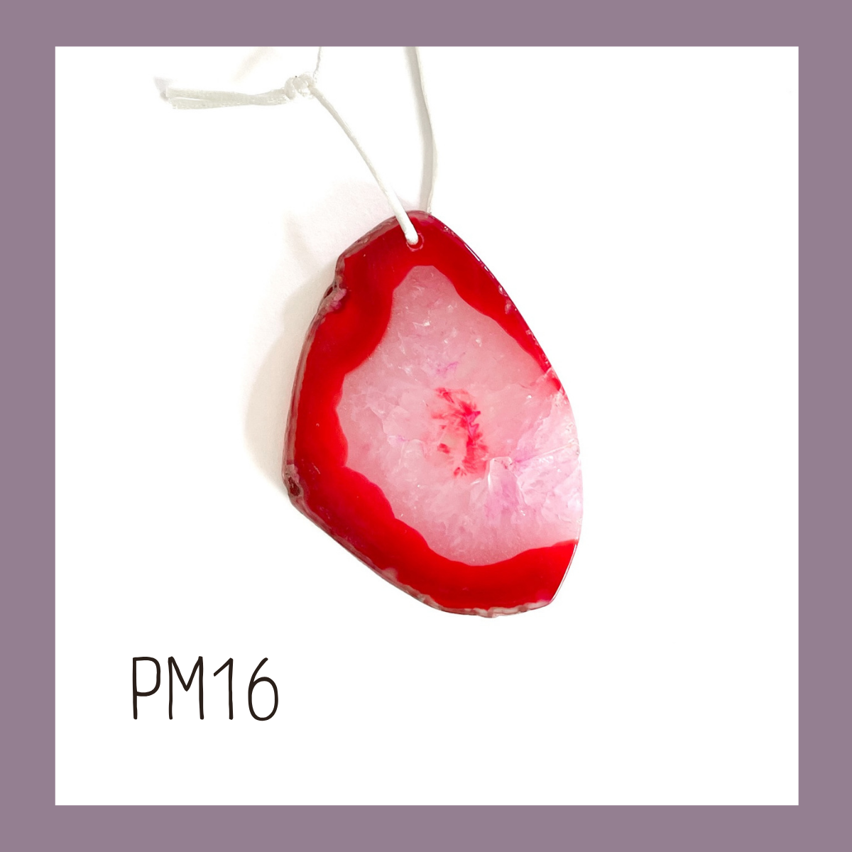 MINI Agate Ornament - Pinks
