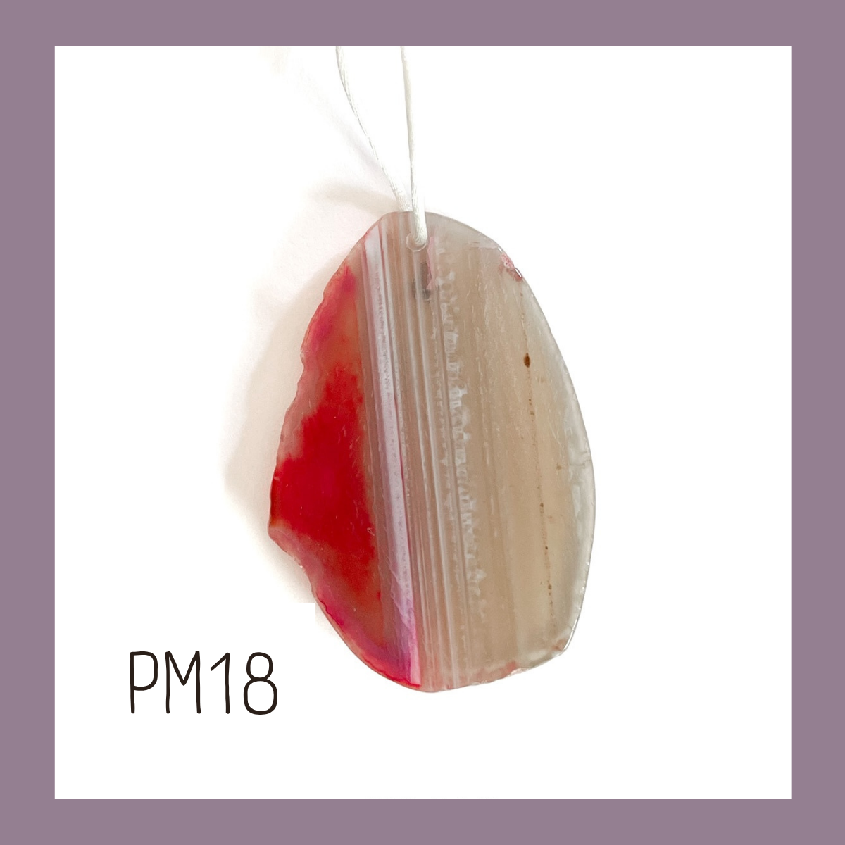 MINI Agate Ornament - Pinks
