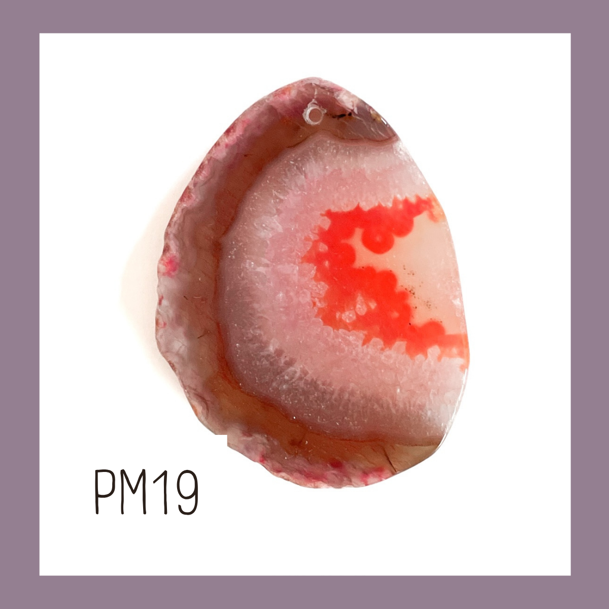 MINI Agate Ornament - Pinks