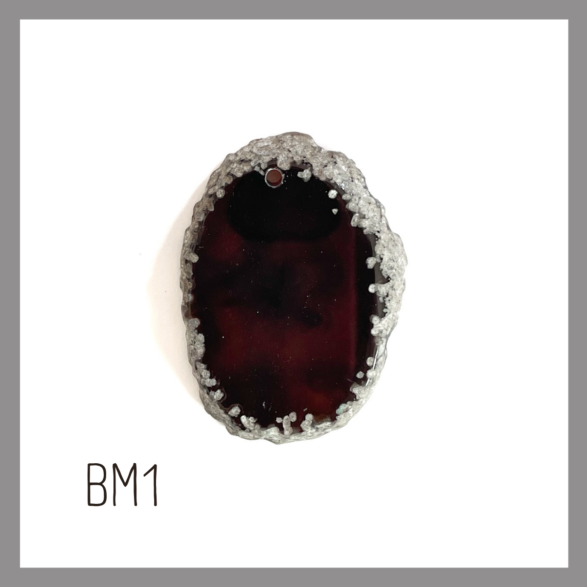 MINI Agate Ornament -Black