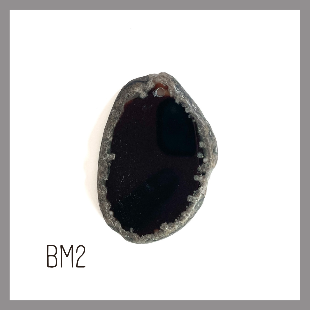 MINI Agate Ornament -Black