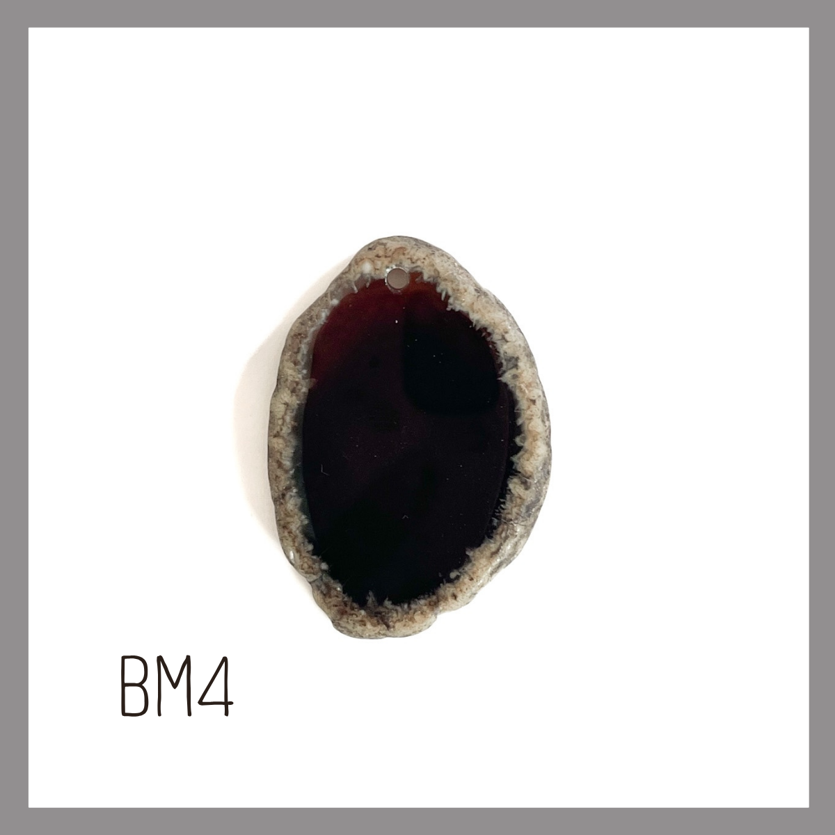 MINI Agate Ornament -Black