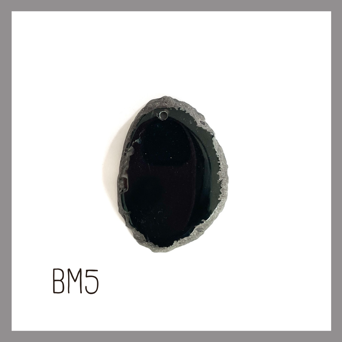 MINI Agate Ornament -Black