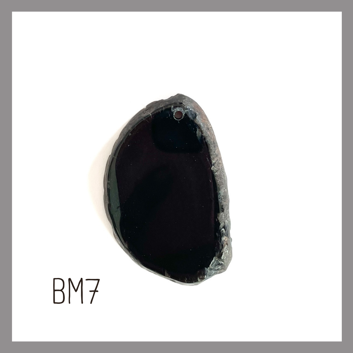 MINI Agate Ornament -Black
