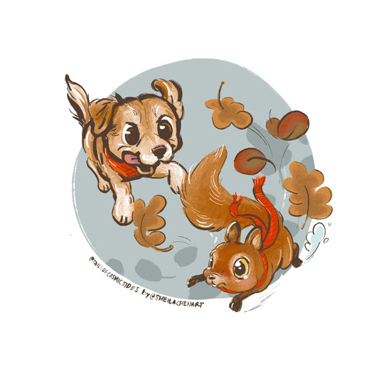 Fall Squirrel