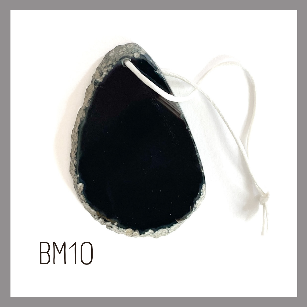 MINI Agate Ornament -Black