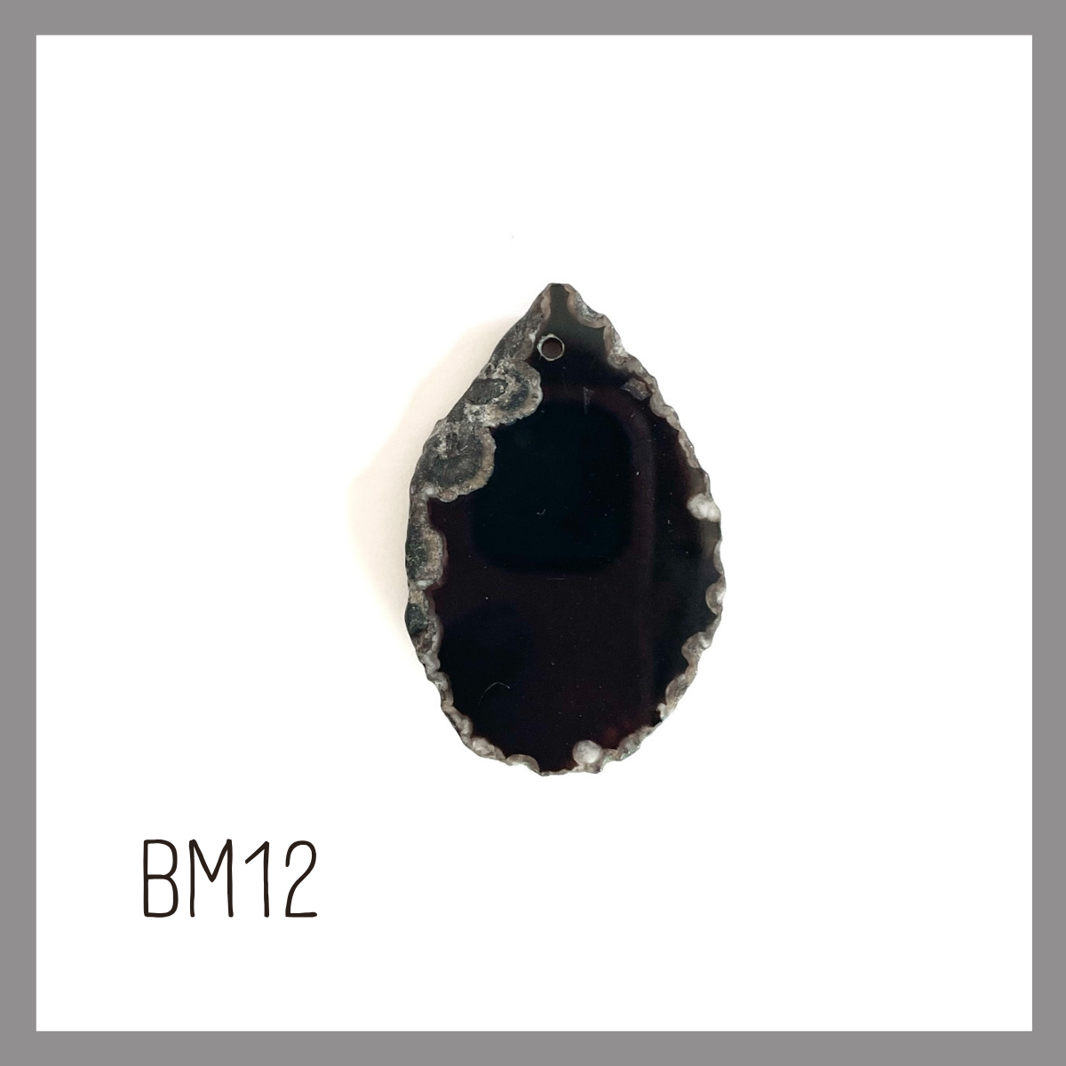 MINI Agate Ornament -Black