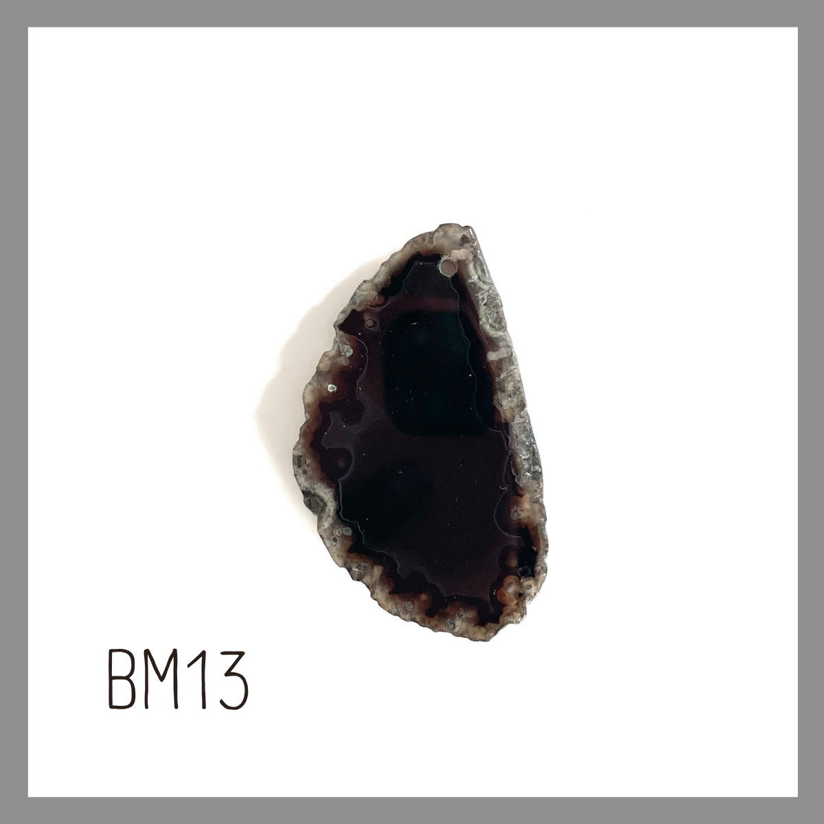 MINI Agate Ornament -Black