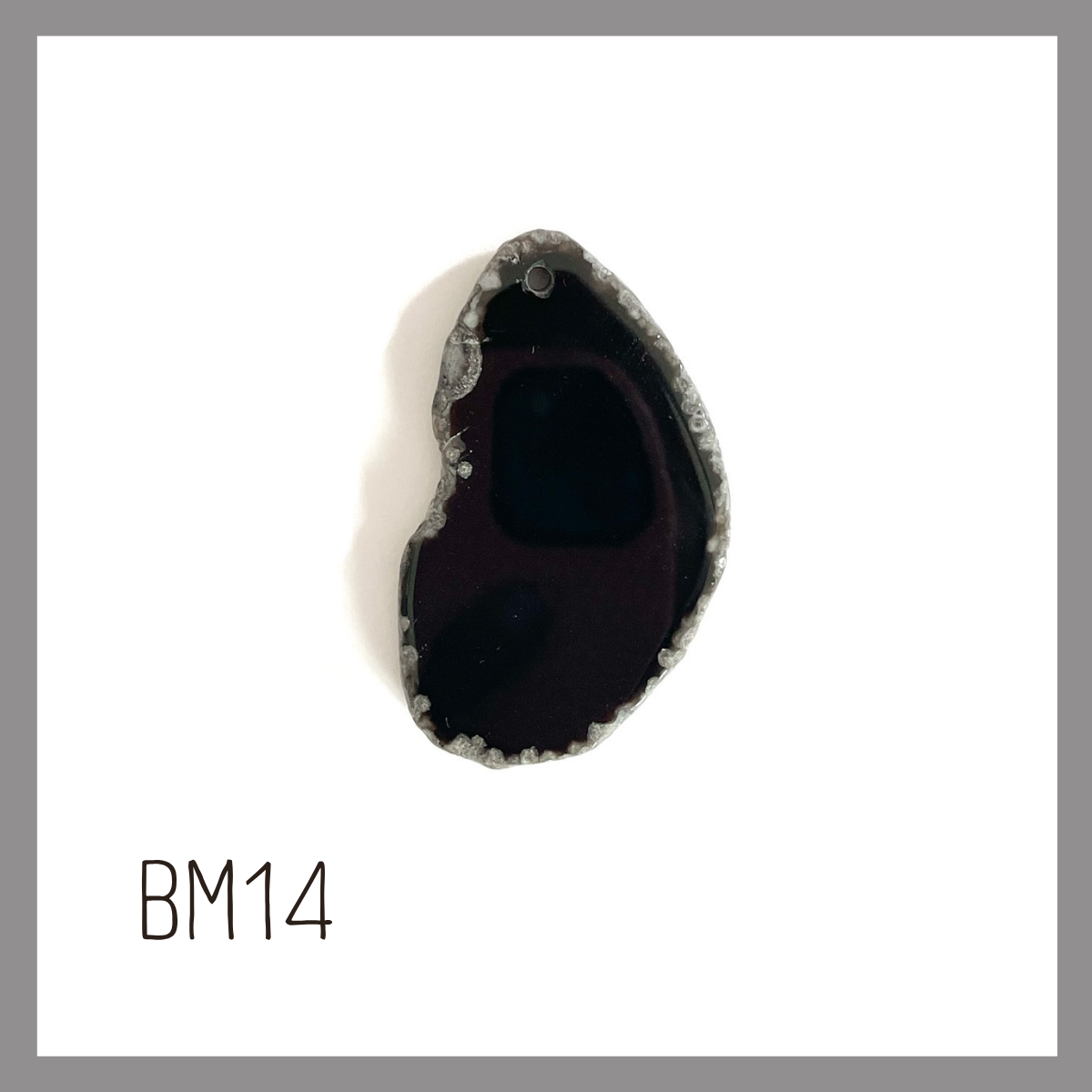 MINI Agate Ornament -Black