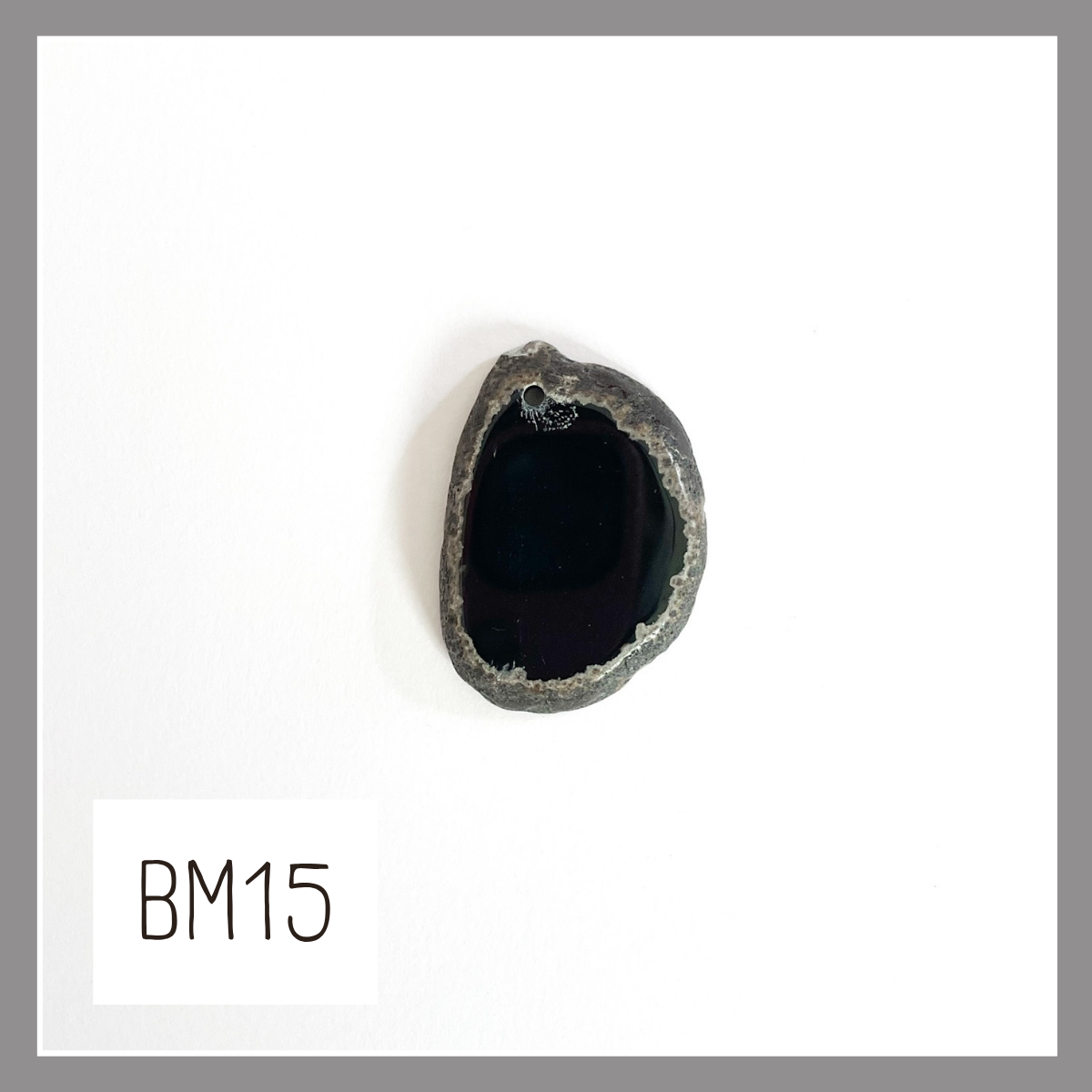 MINI Agate Ornament -Black