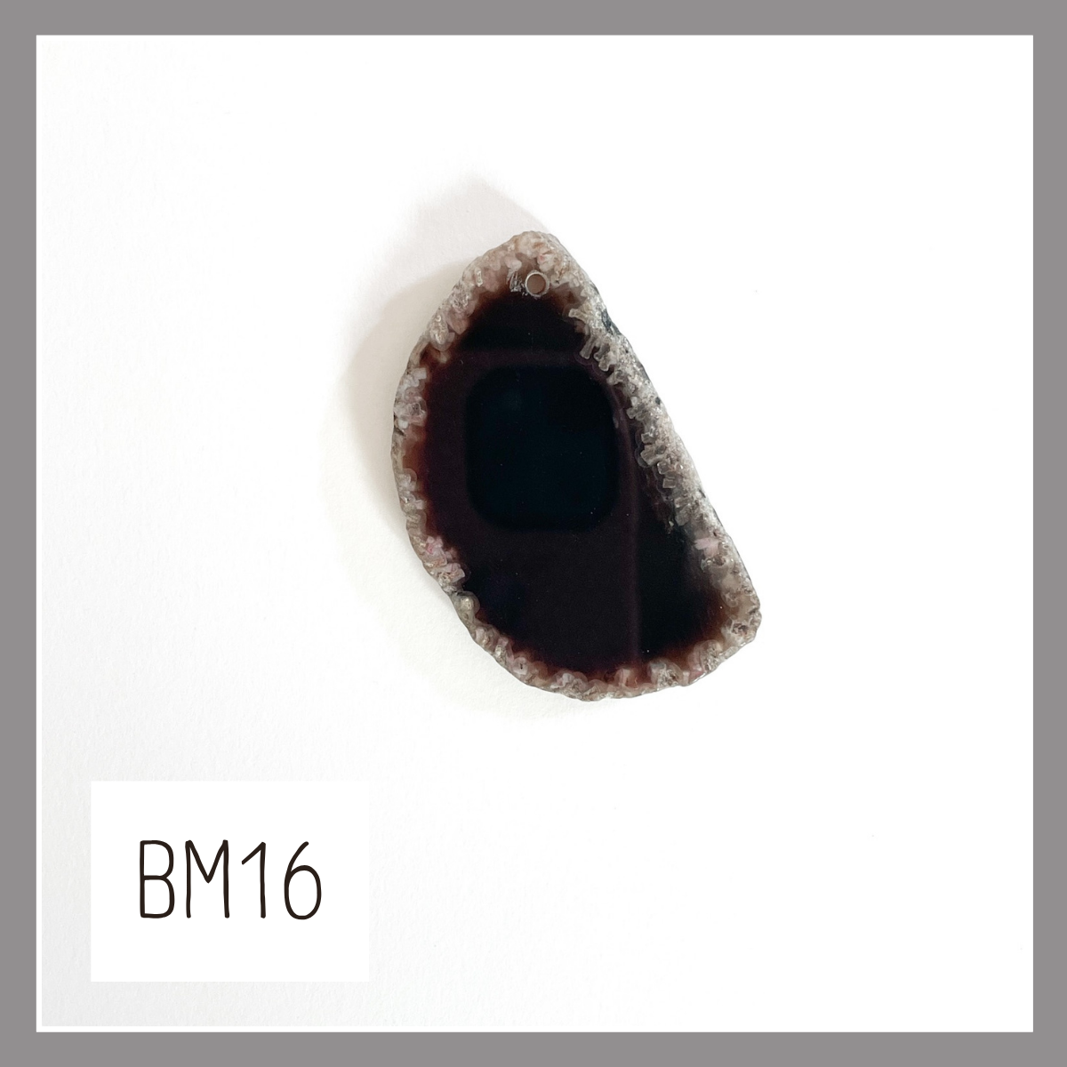 MINI Agate Ornament -Black
