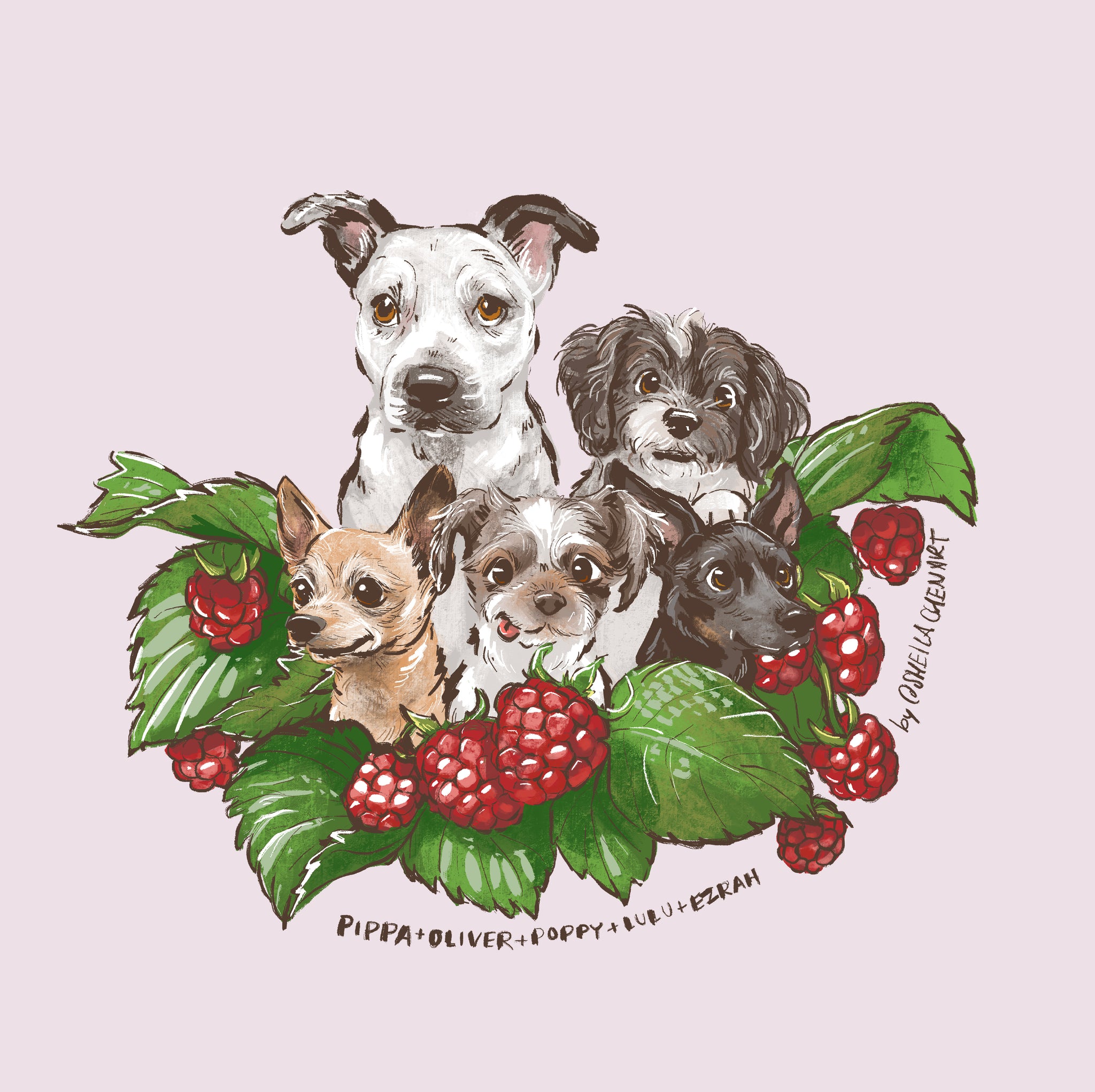 Raspberry Stamp
