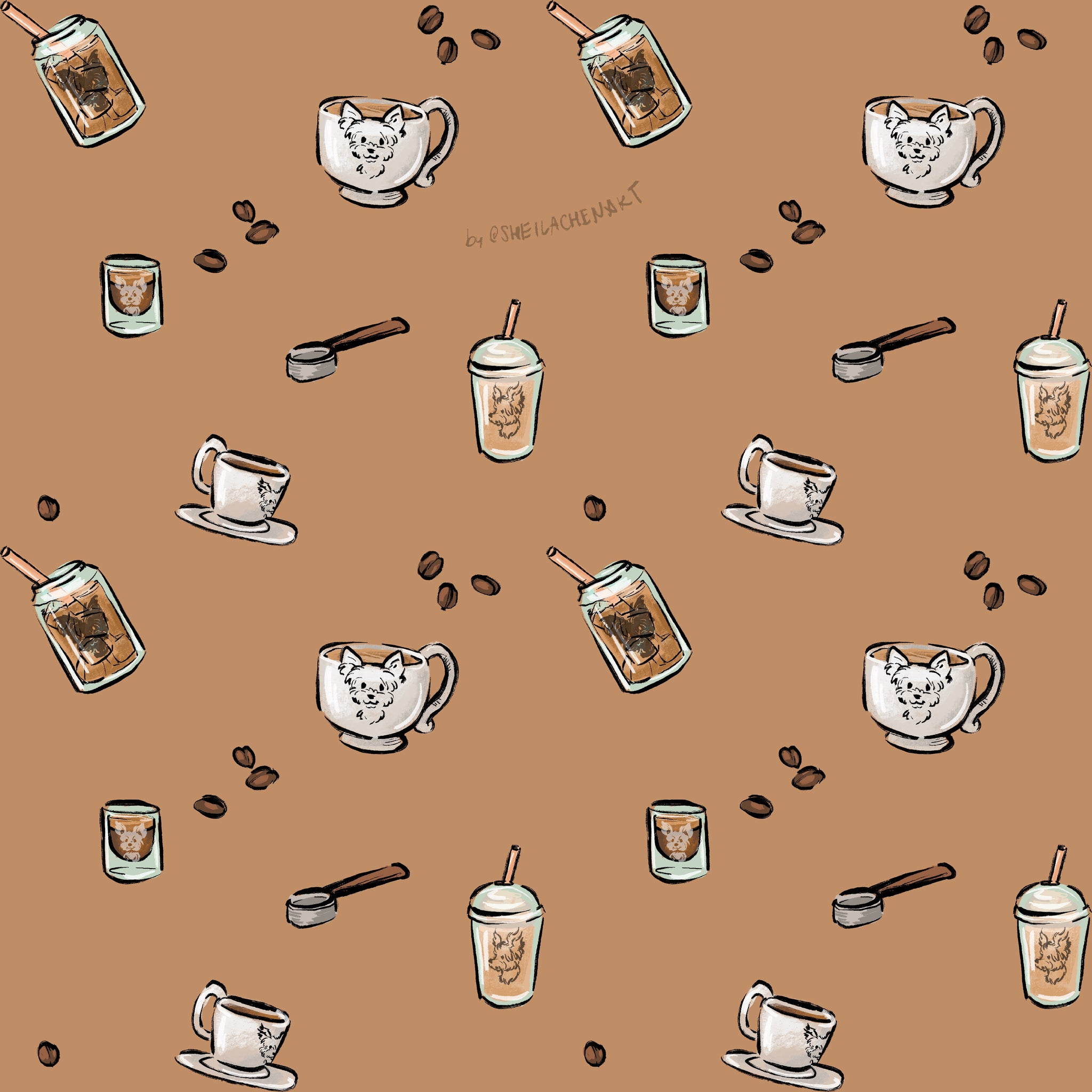 Coffee Pattern