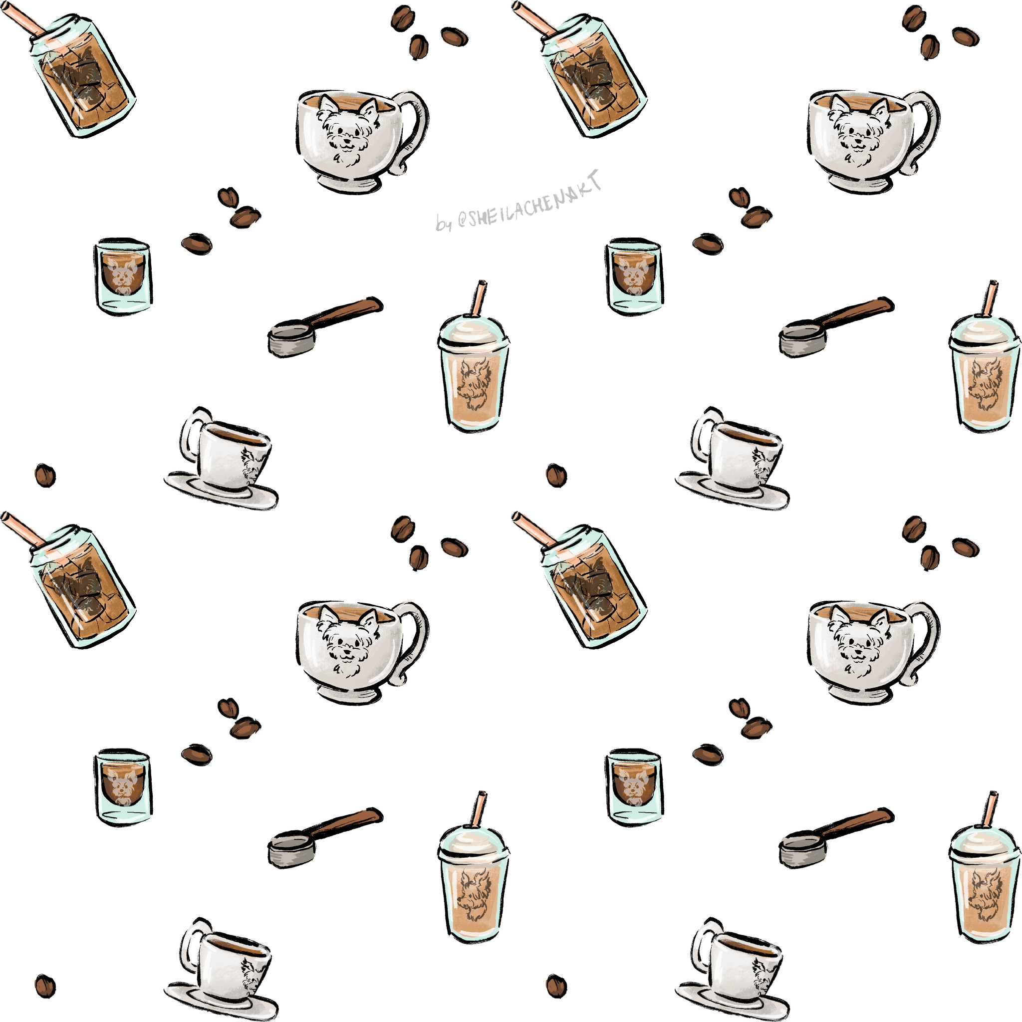 Coffee Pattern