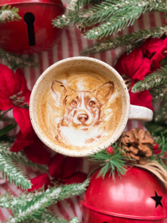 Christmas Latte Pet Portrait