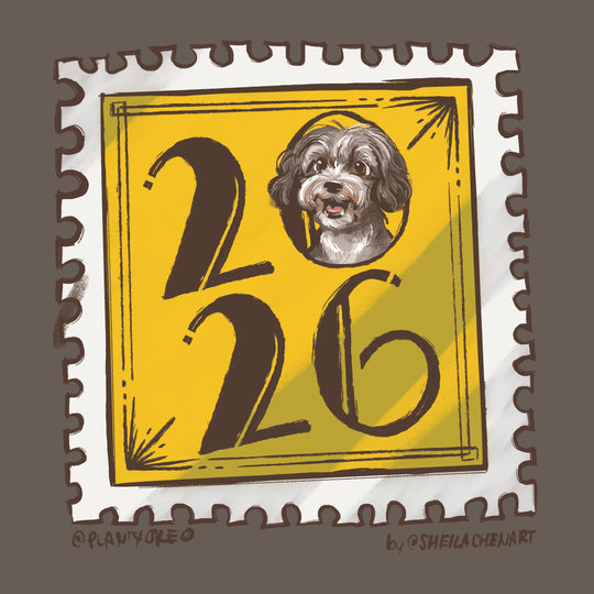 New Year 2026 Stamp