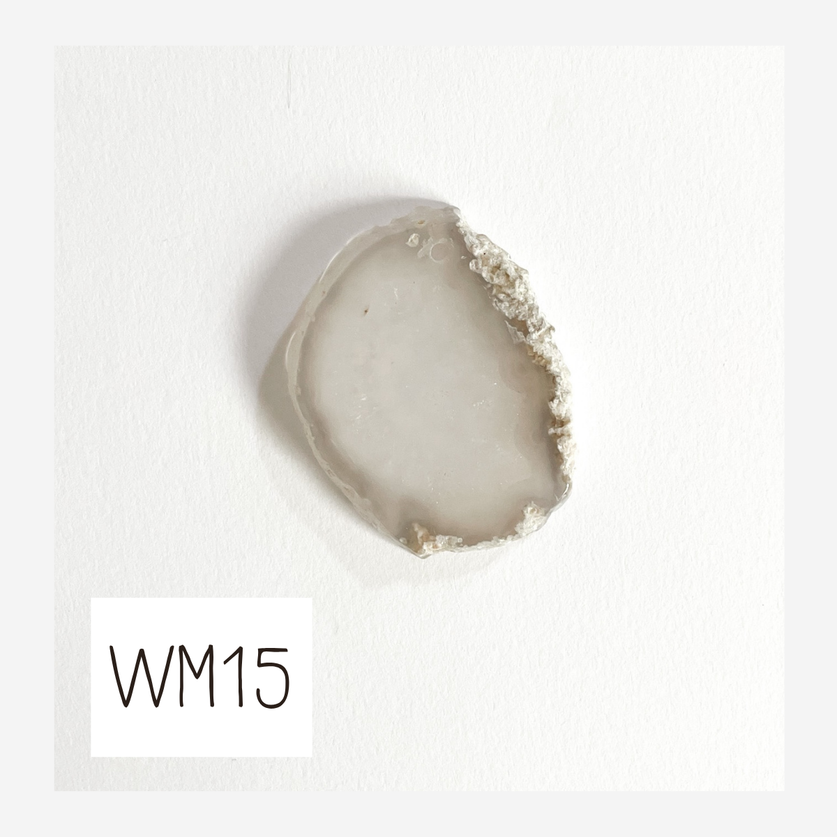 MINI Agate Ornament -White