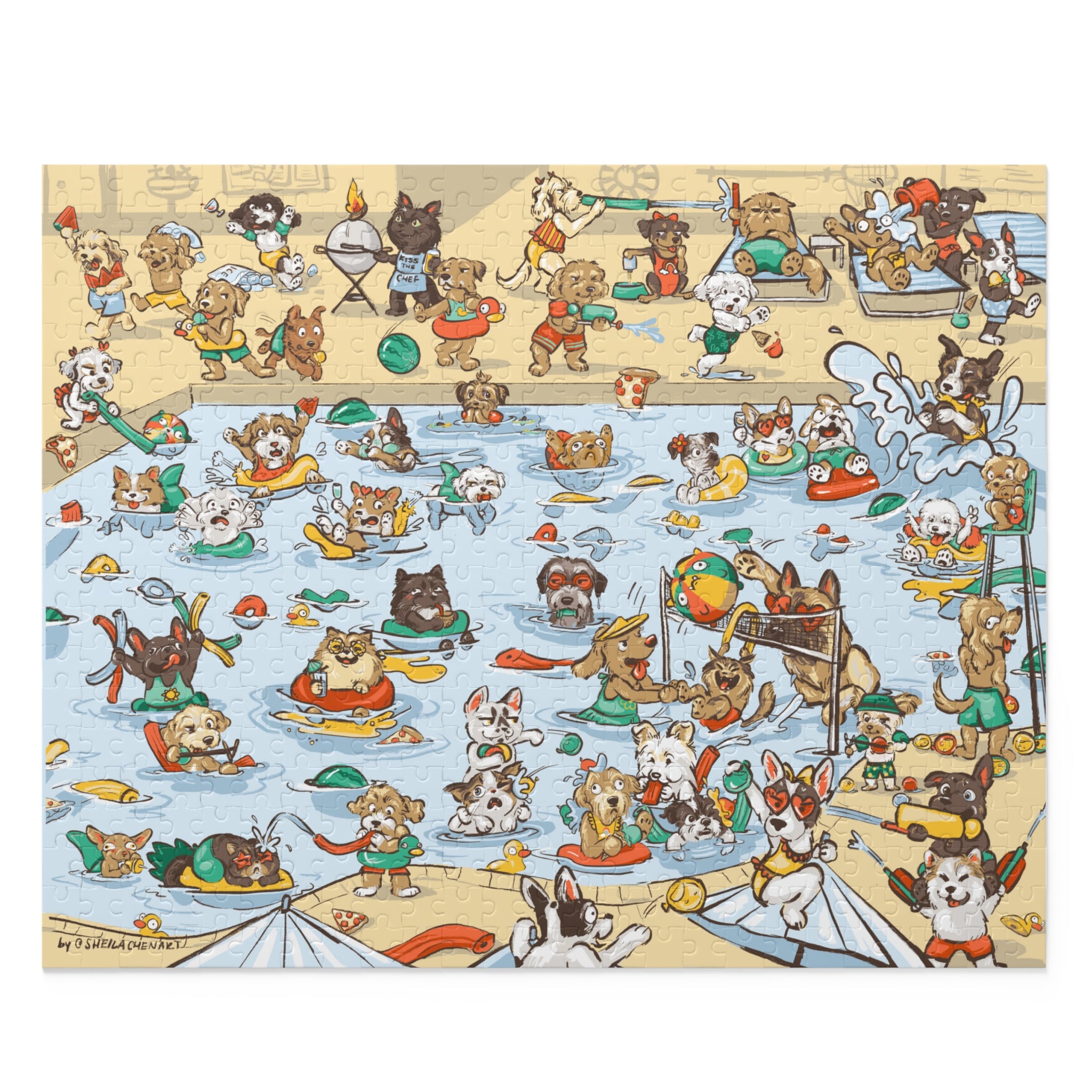 Pool Party Puzzle (500-Piece)