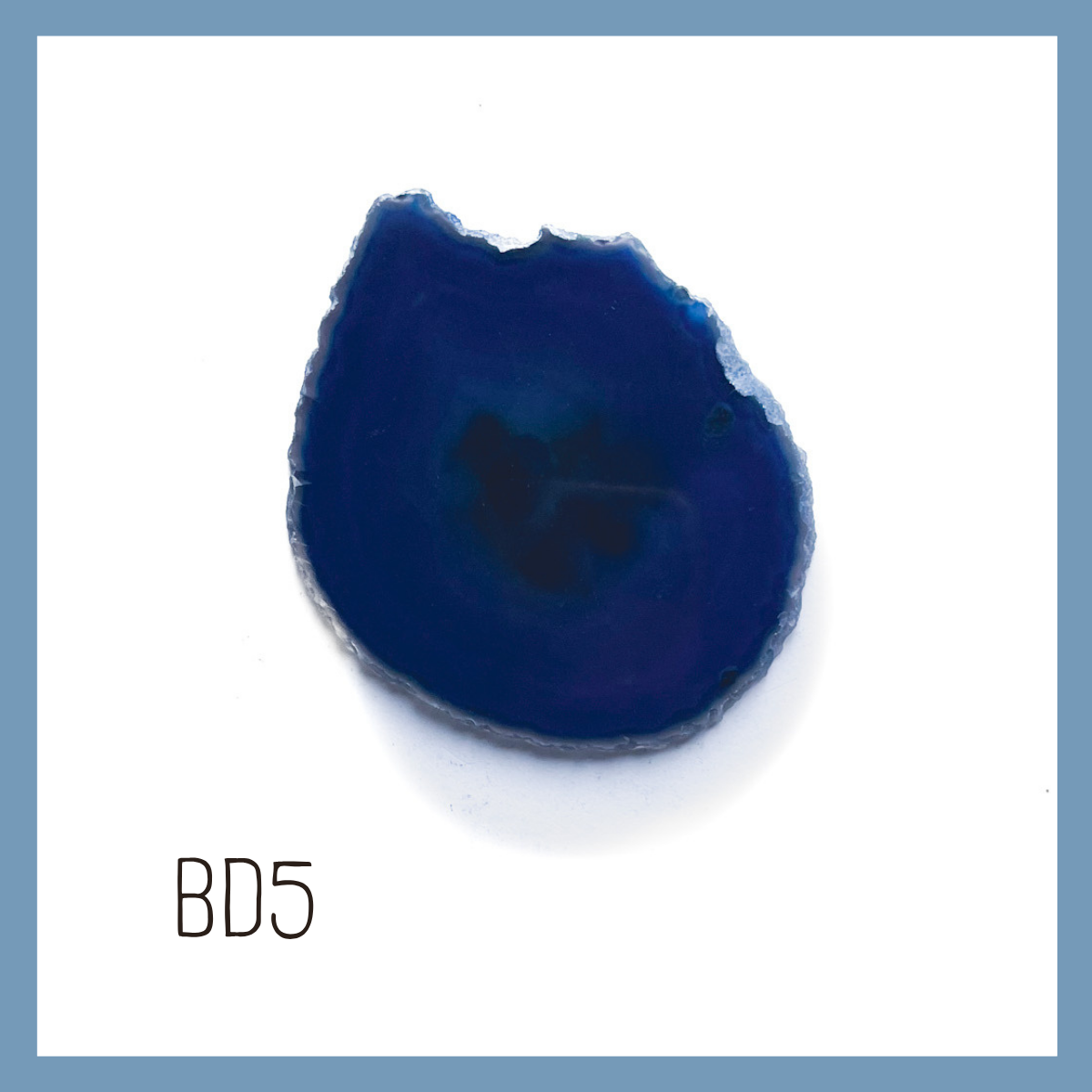 Agate Ornament - Dark with Bronze Ink