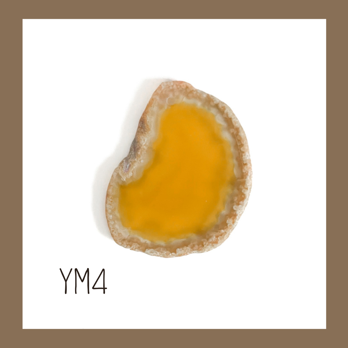 MINI Agate Ornament -Yellow