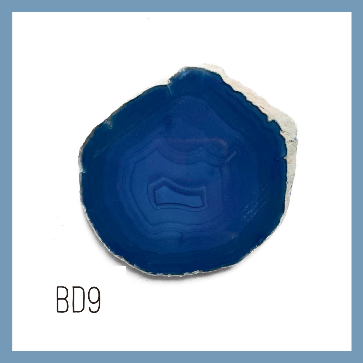 Agate Ornament - Dark with Bronze Ink