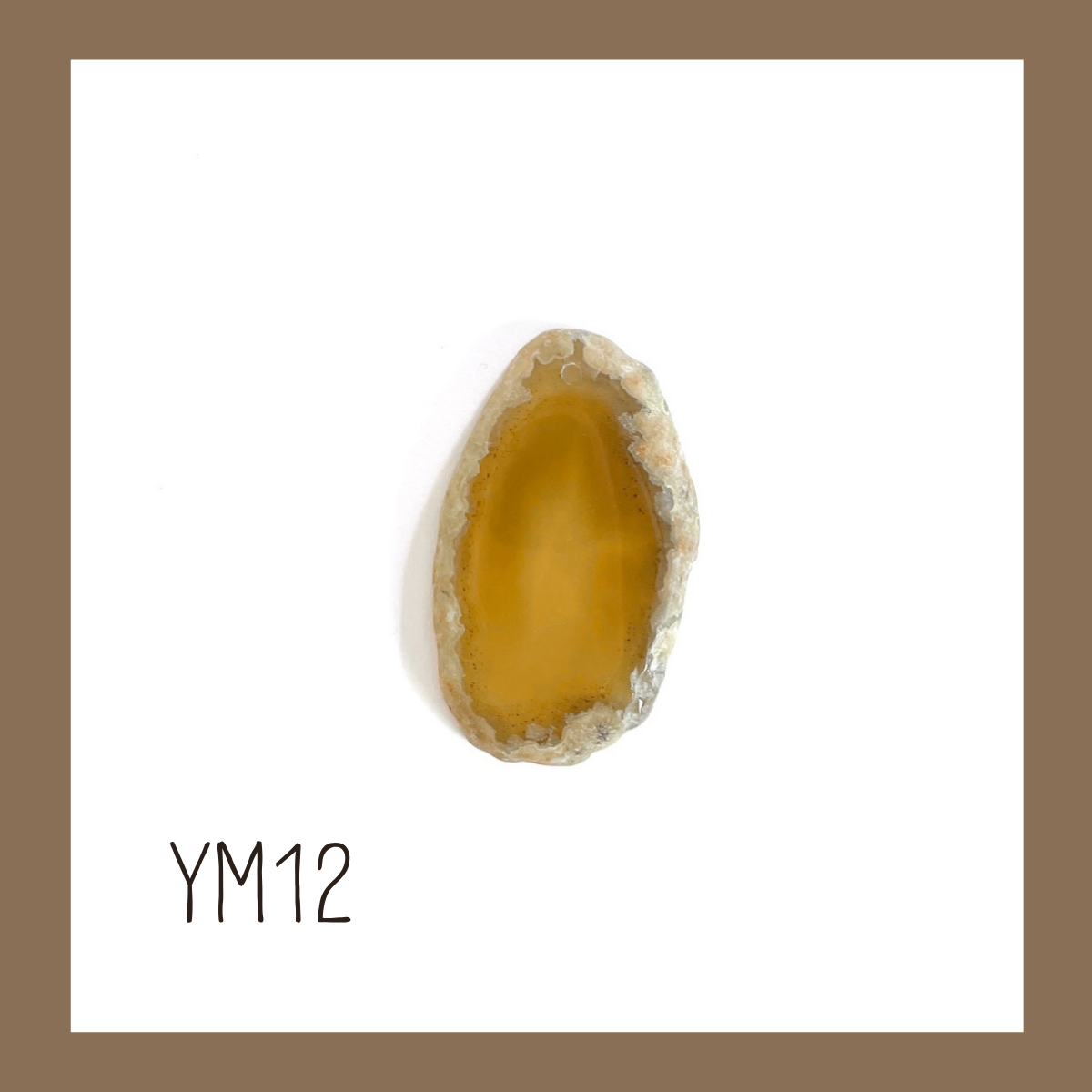 MINI Agate Ornament -Yellow