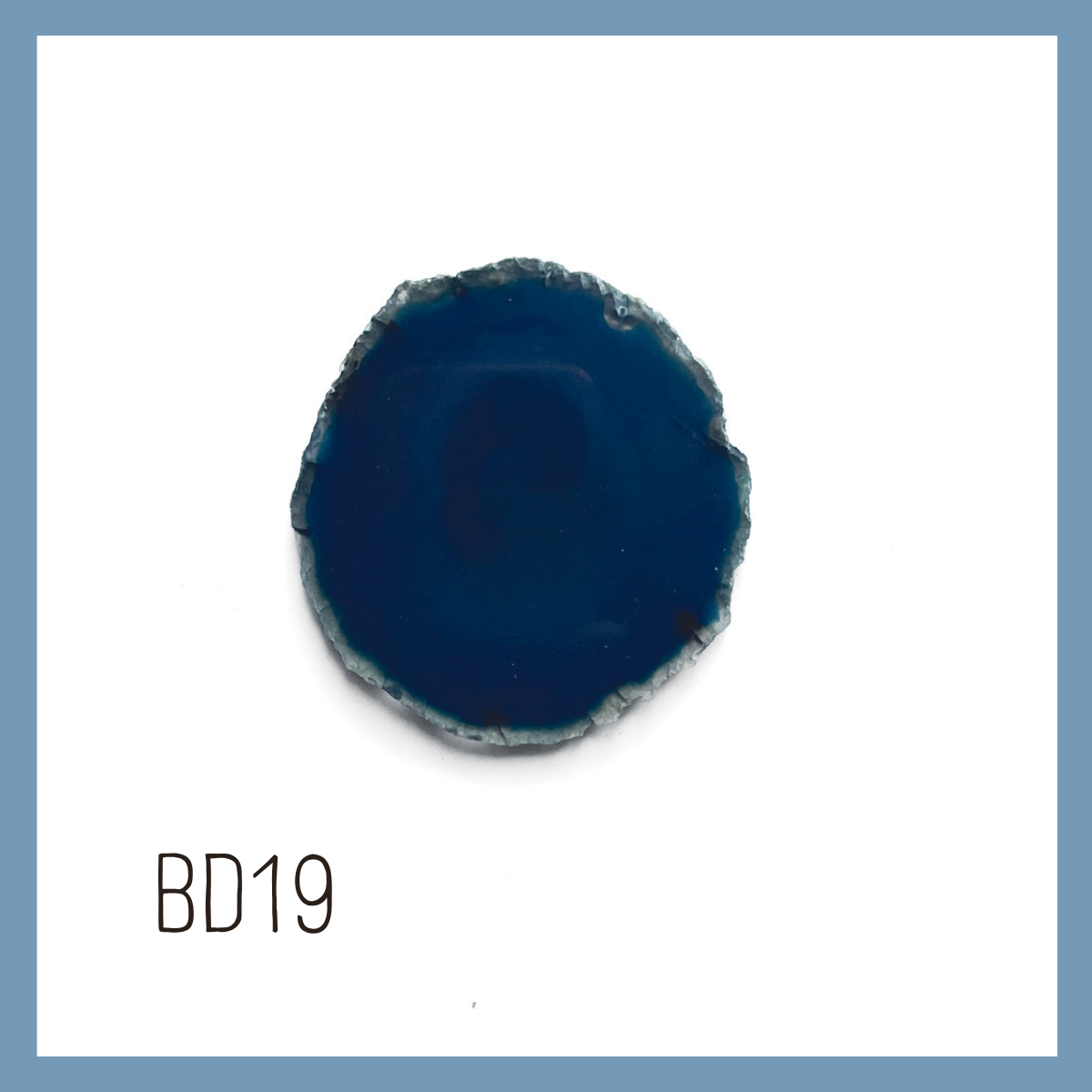 Agate Ornament - Dark with Bronze Ink