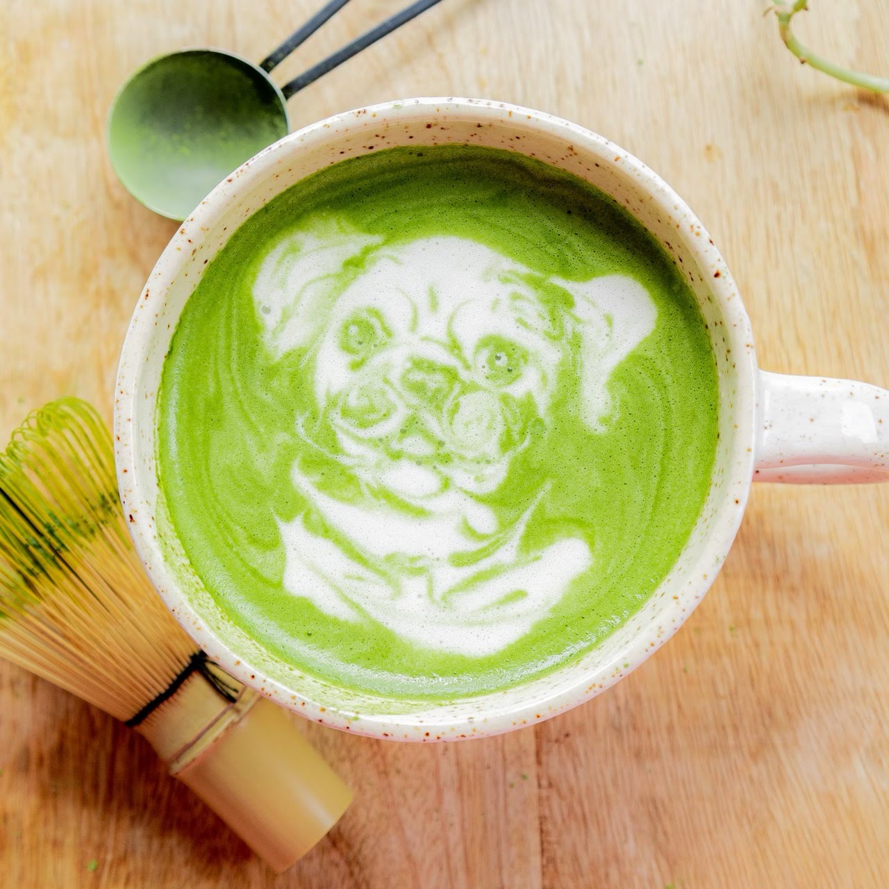 Matcha Pet Portrait- Wood