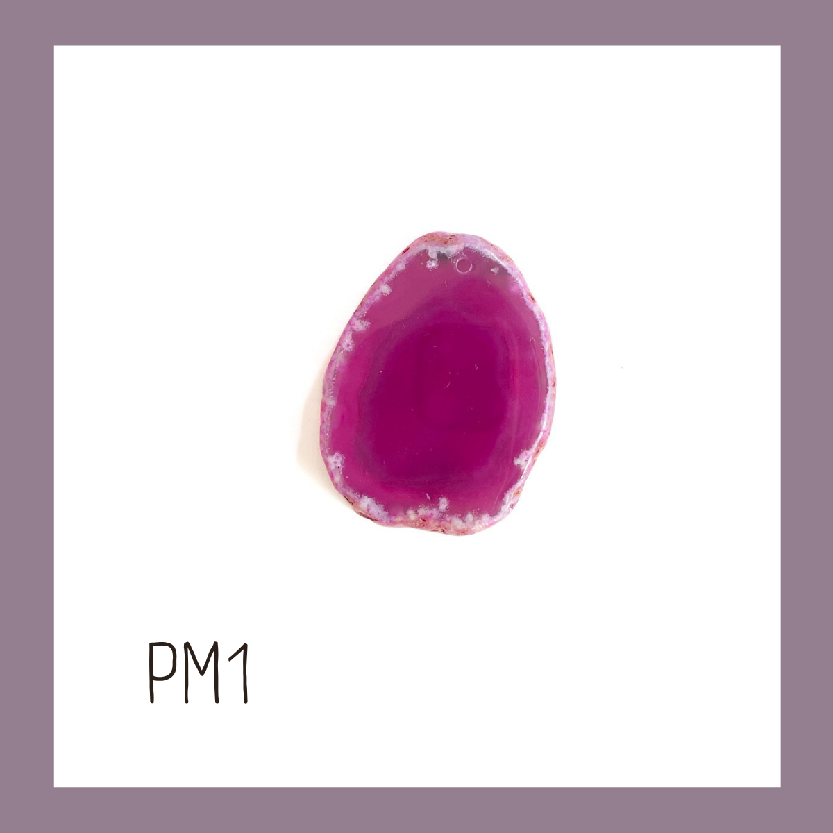MINI Agate Ornament - Pinks