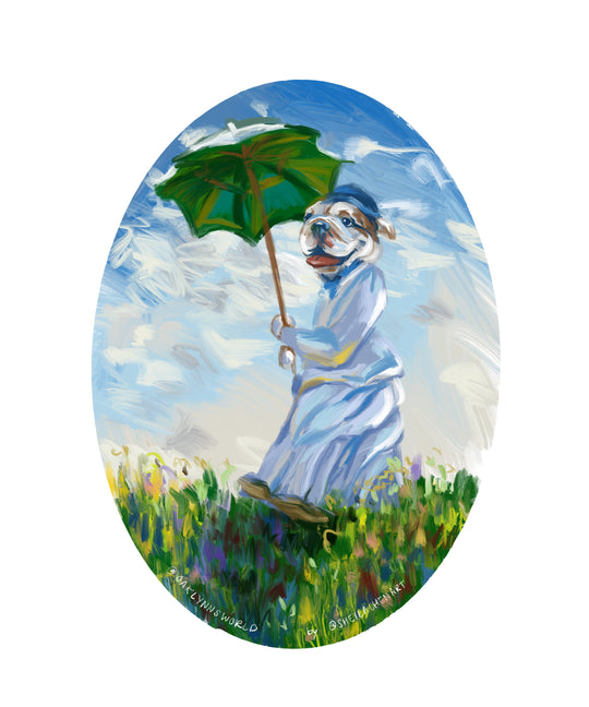 Parasol Claude Monet