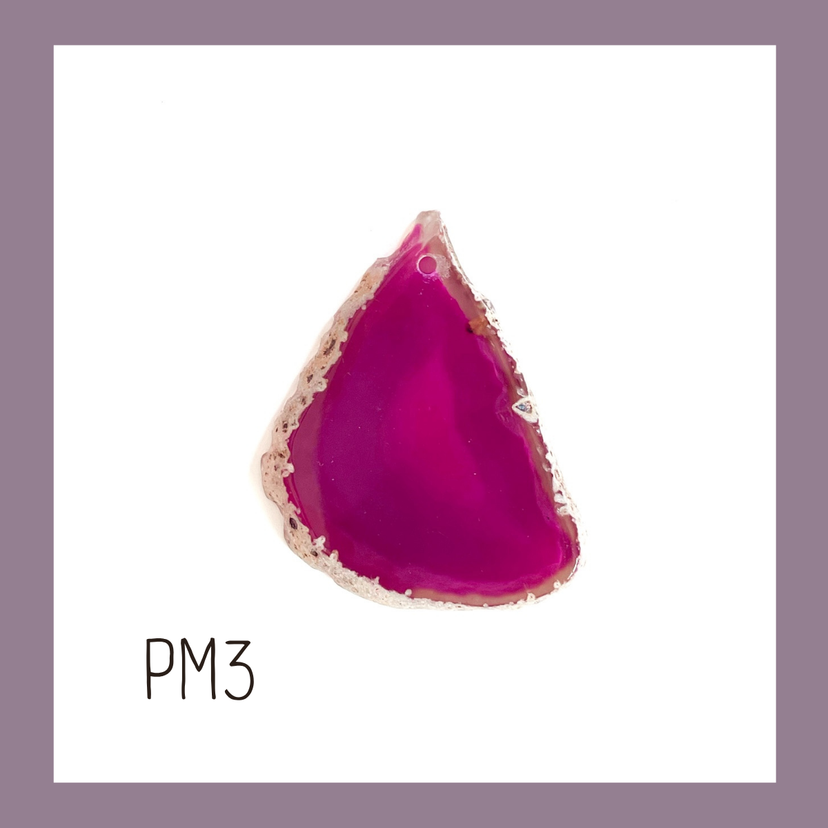 MINI Agate Ornament - Pinks