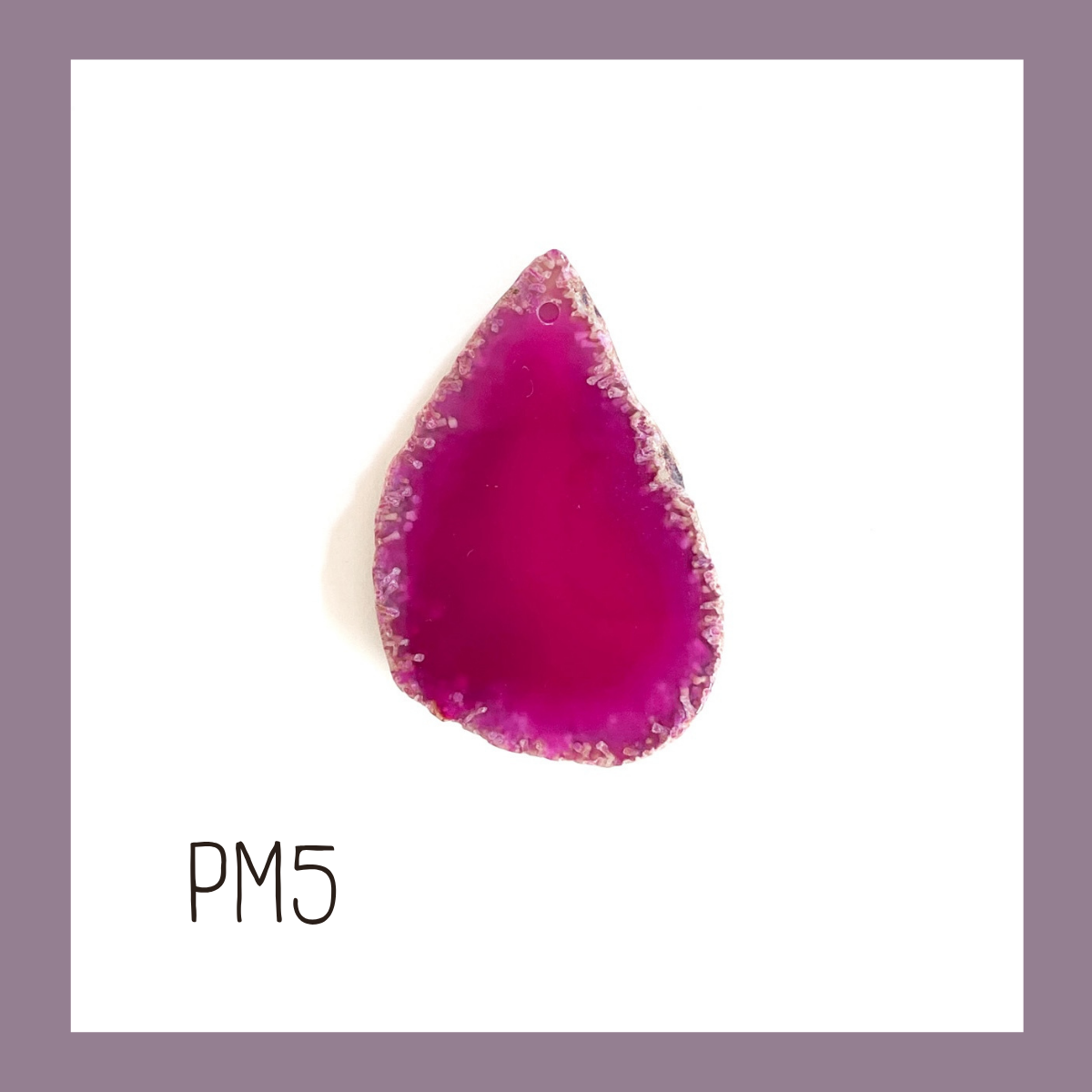 MINI Agate Ornament - Pinks