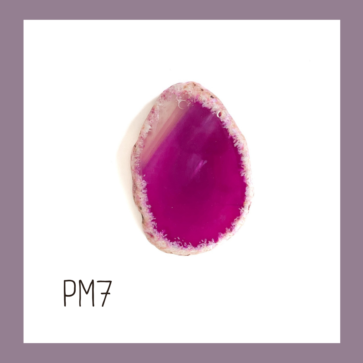 MINI Agate Ornament - Pinks