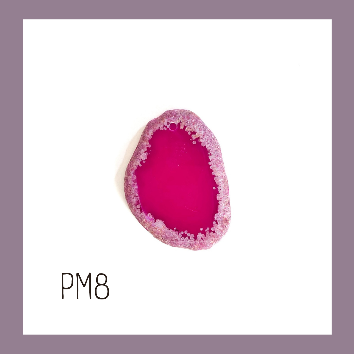 MINI Agate Ornament - Pinks