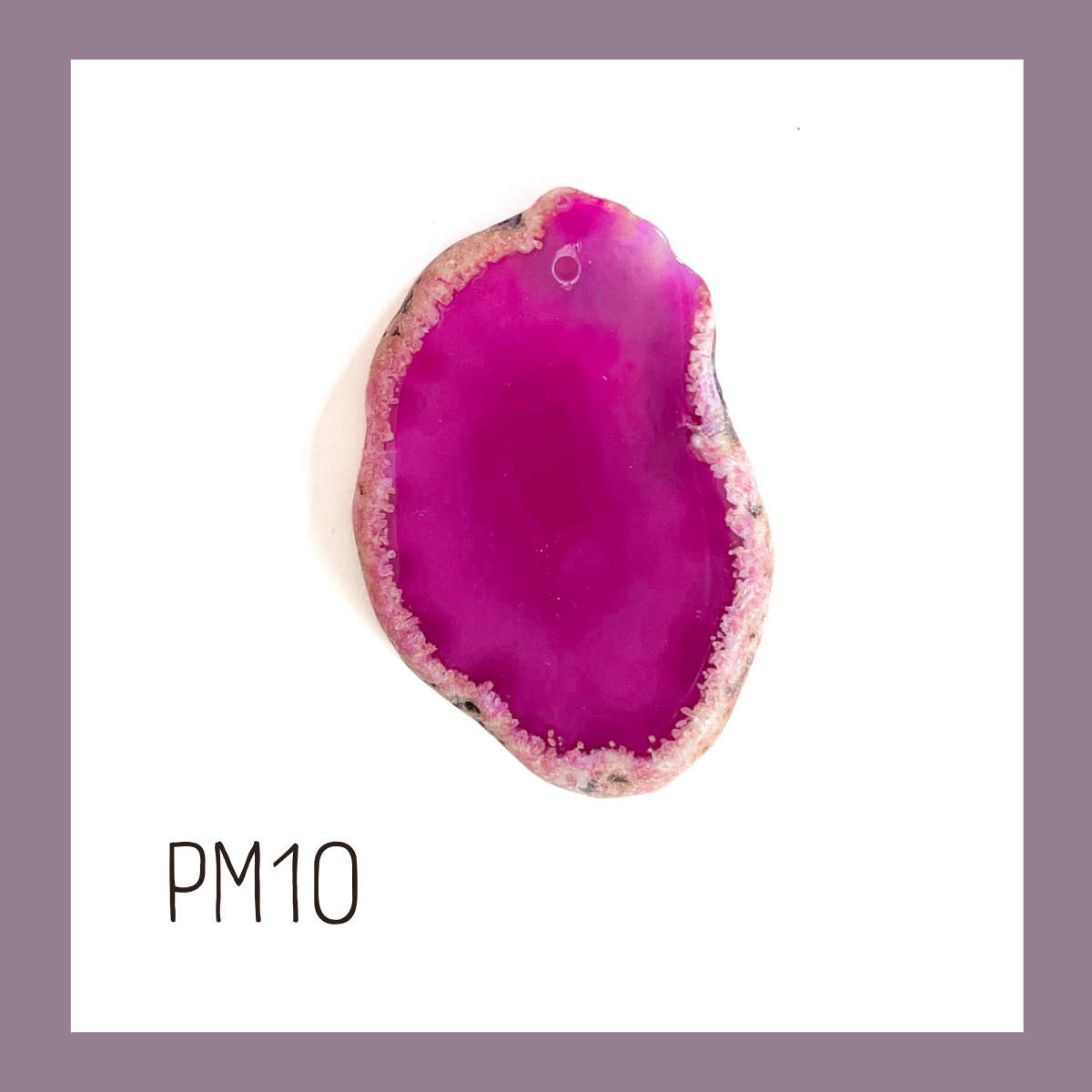 MINI Agate Ornament - Pinks