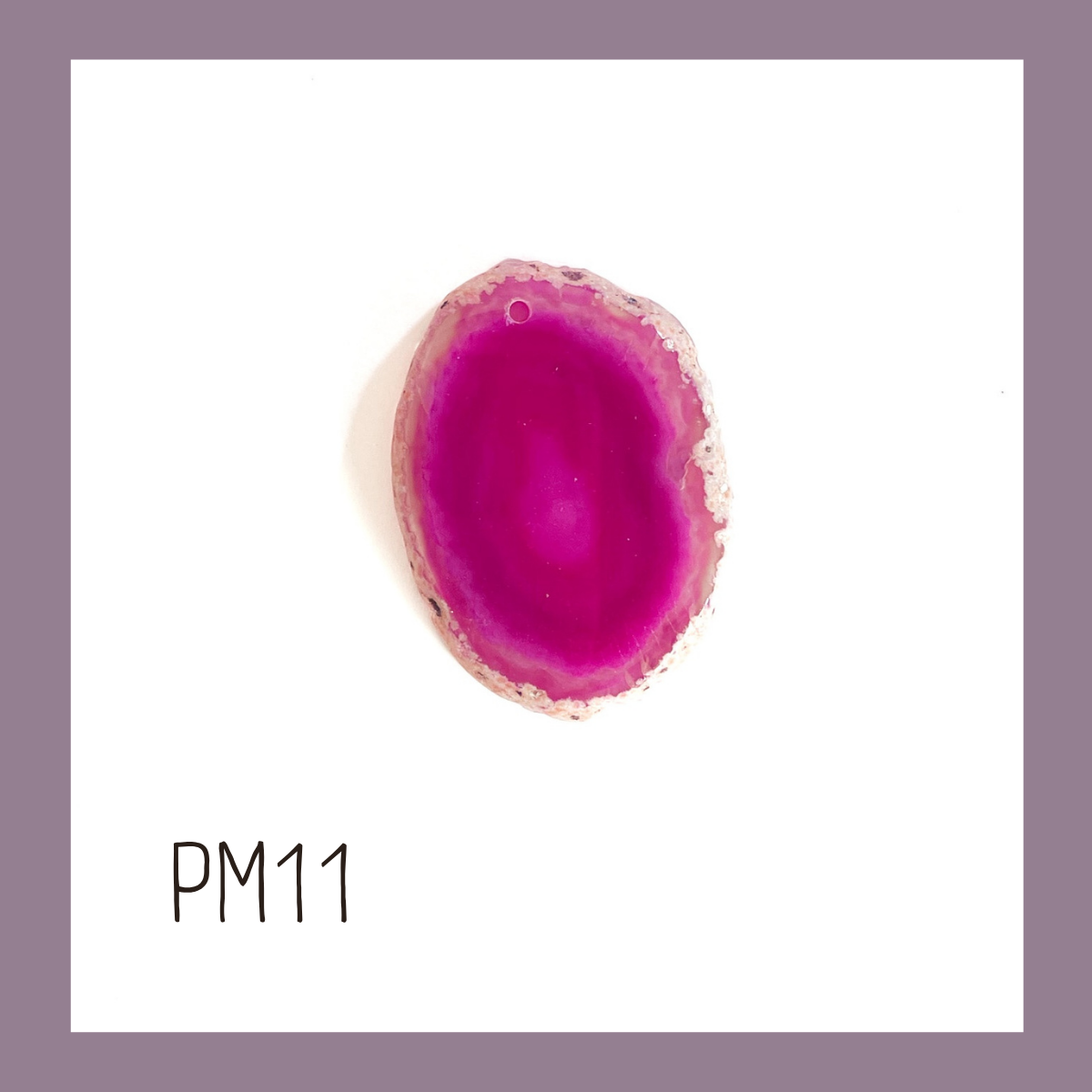 MINI Agate Ornament - Pinks