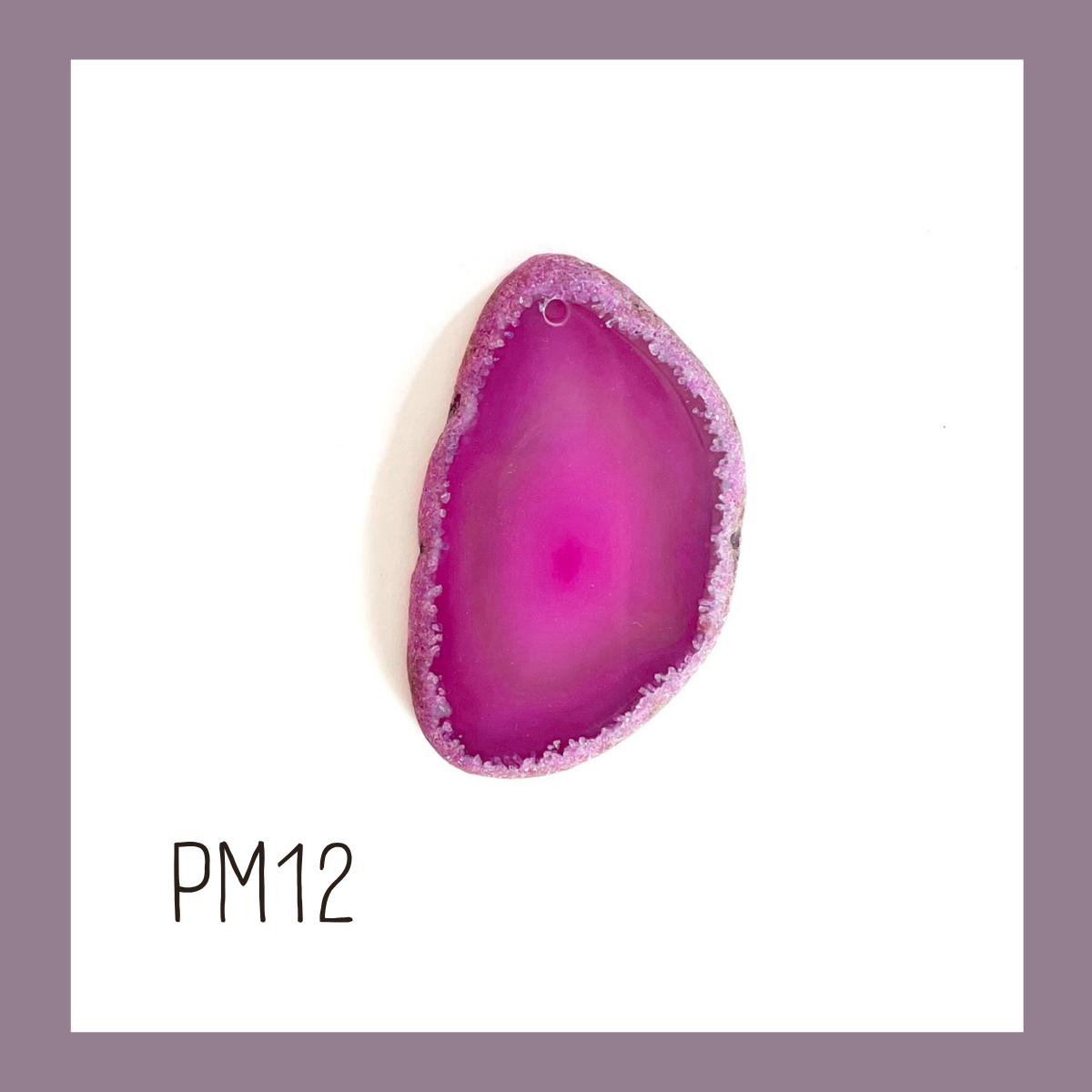 MINI Agate Ornament - Pinks