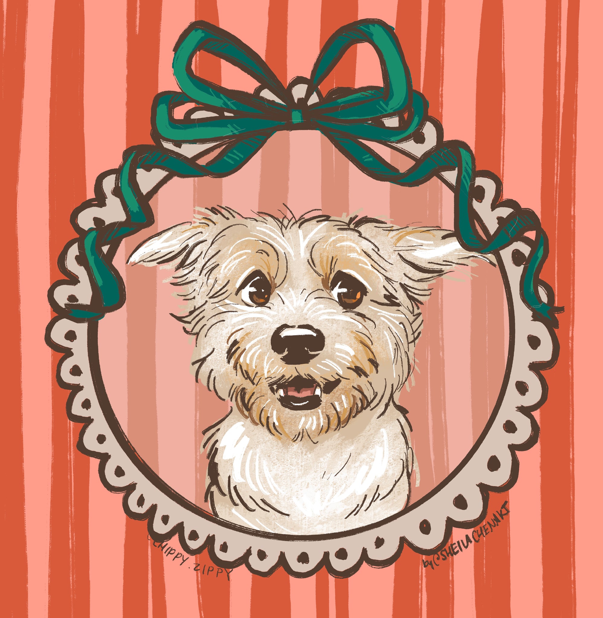 Holiday Lace Bow