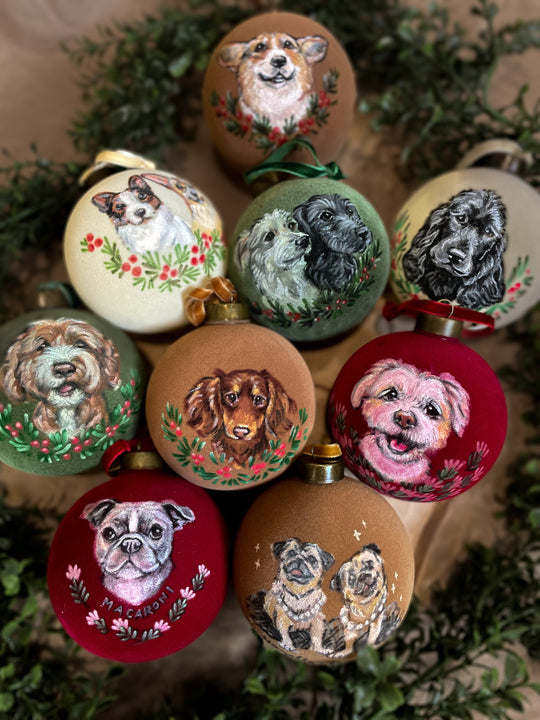 Pawliday Ornaments - Velvet