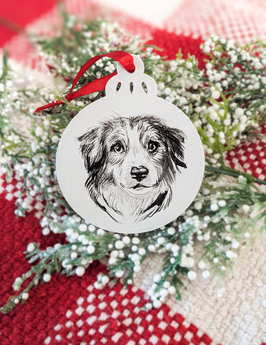 Buttsniffer - Ornament (Wood & Ink)