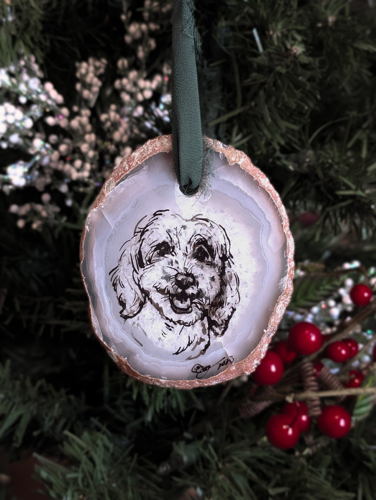 Agate Ornament (Preorder!)