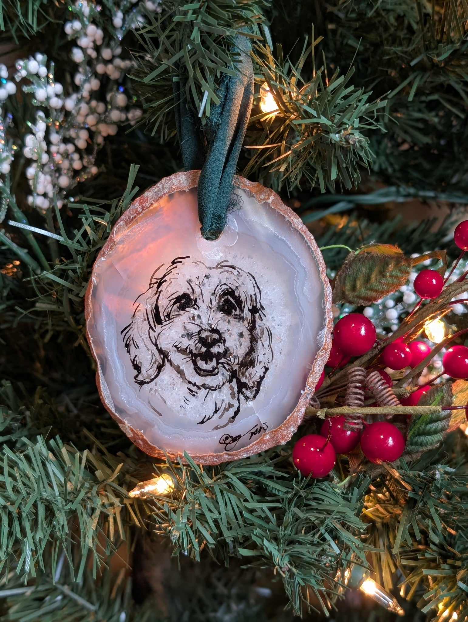 Agate Ornament (Preorder!)