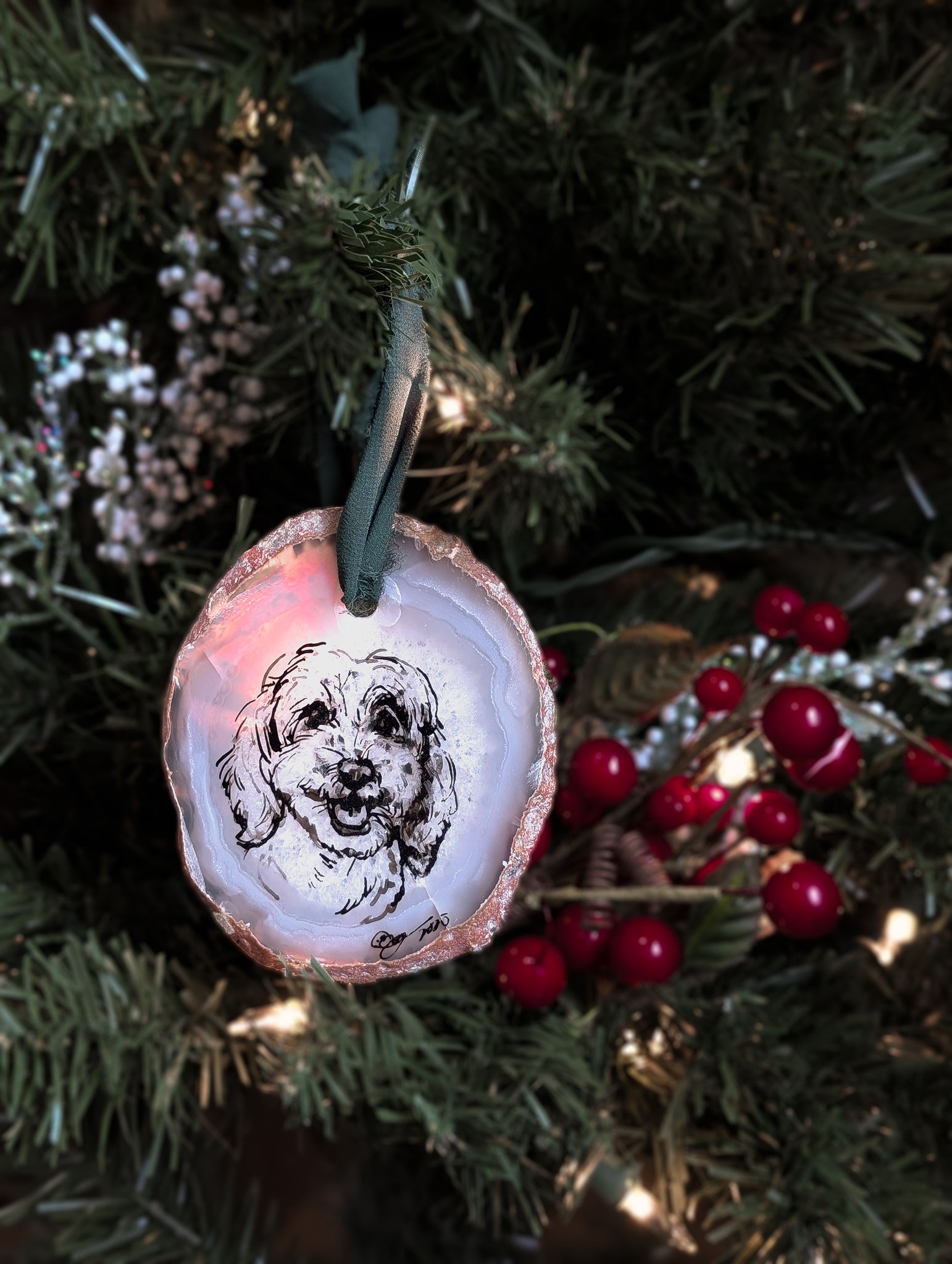 Agate Ornament (Preorder!)