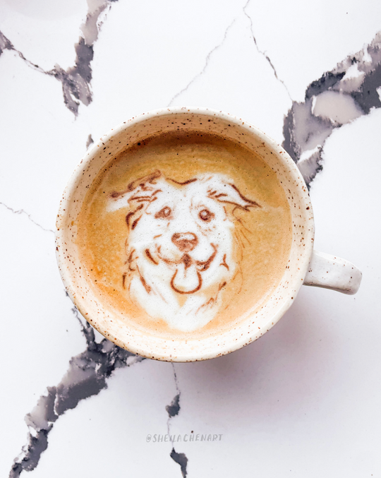 Latte Pet Portrait - Quartz