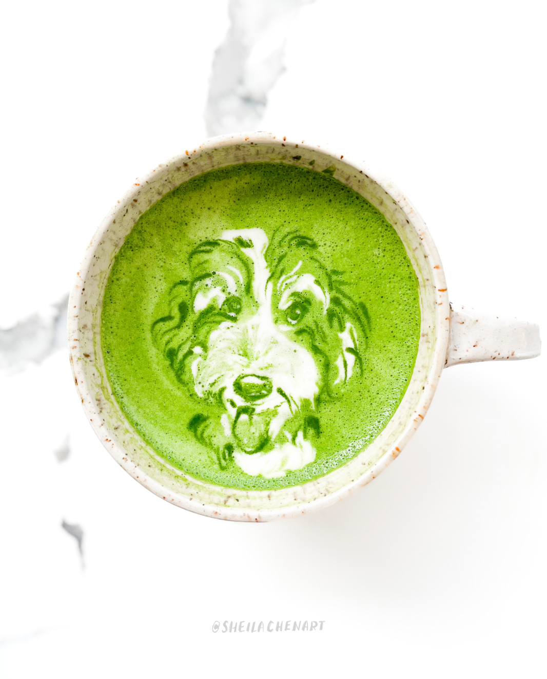 Matcha Pet Portrait- Quartz