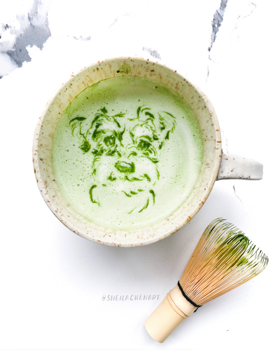 Matcha Pet Portrait - Quartz